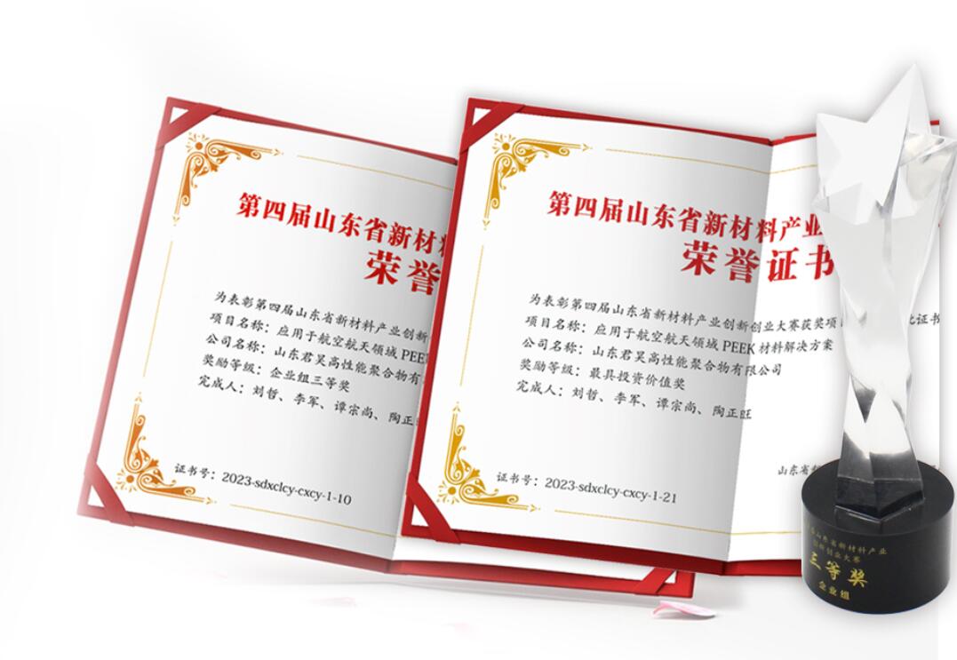 山東君昊榮獲山東省新材料產(chǎn)業(yè)創(chuàng)新創(chuàng)業(yè)大賽  企業(yè)組 “三等獎(jiǎng)”及“投資價(jià)值獎(jiǎng)”
